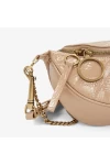 Charles Keith Ring Decoration Street Fashion Belt Bag Beige